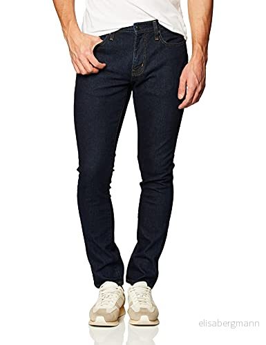 Amazon Essentials Herr Skinny Fit Stretch Jean, sköljd, 30 B x 32 L 191770620502
