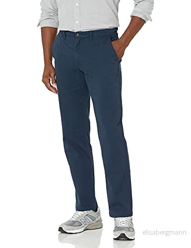 Amazon Essentials herr rak passform vardaglig stretch chinos byxa, marinblå, 34 W x 32 L 191770598979