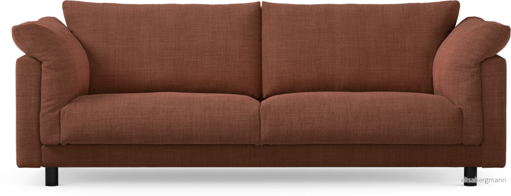 Cherrie 3-sits soffa, fast klädsel LQ4rK