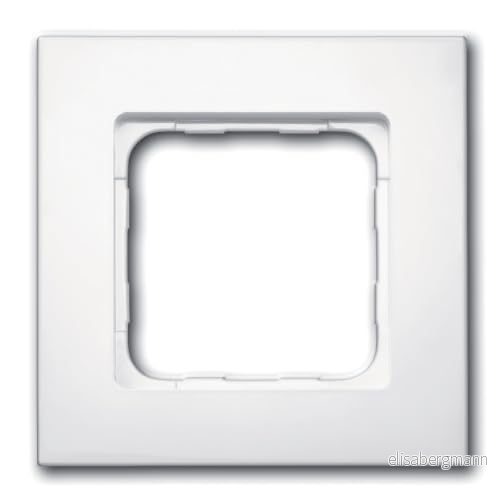 Somfy 9015022 Pure Smoove täckram Vitlackerad för väggströmbrytare 3660849506964