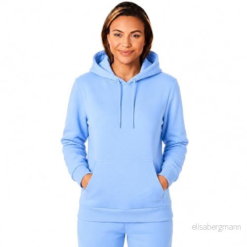 Light & Shade dam med huva mjuk beröring myskläder huvtröja sweatshirt topp lila 5050217332581