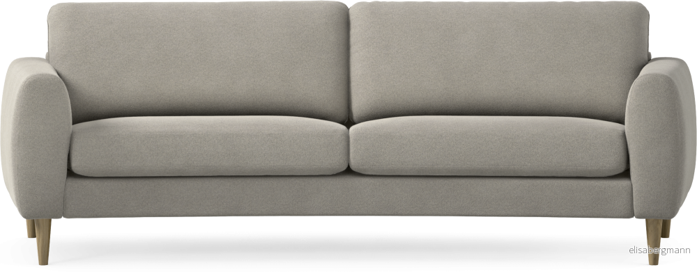 Bridge 3-sits soffa svängd qcFht