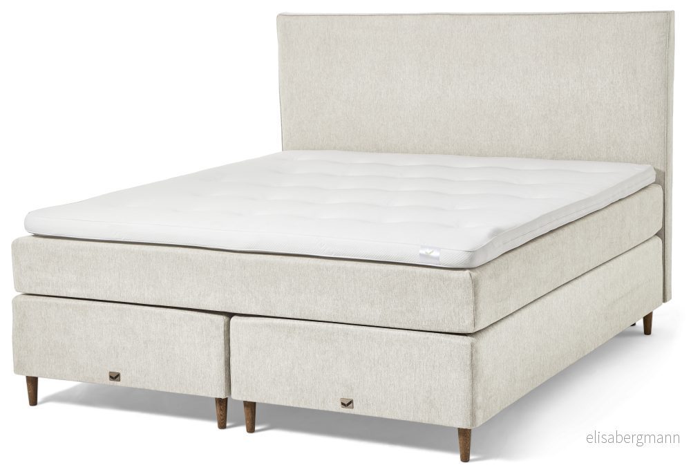 Active Comfort Kontinentalsäng, dubbelsäng med bäddmadrass och slät sänggavel Llprd - Bild 2