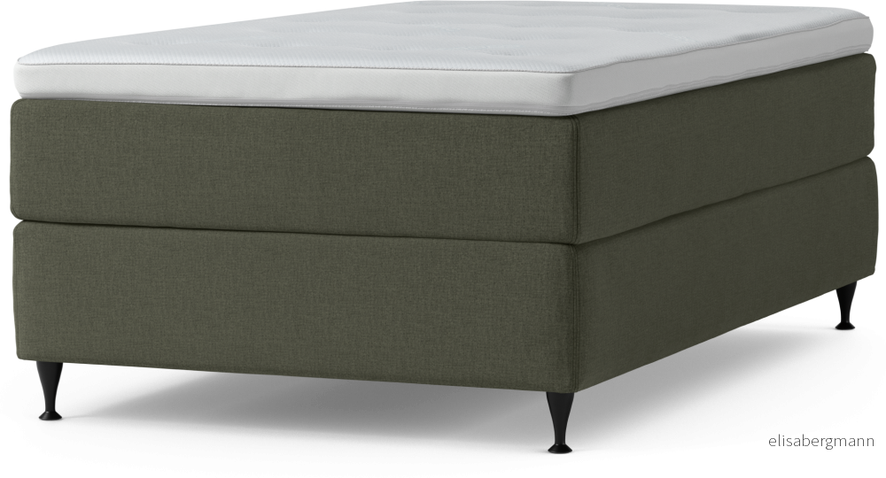 Delux Dream Kontinentalsäng, enkelsäng 120 cm med bäddmadrass och sängben w8Zps