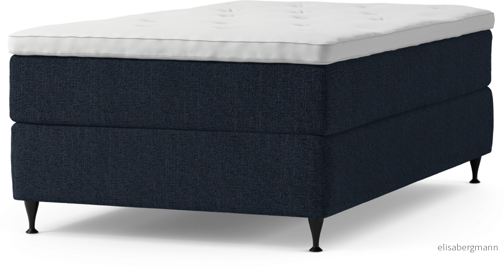 Delux Dream Kontinentalsäng, enkelsäng 120 cm med bäddmadrass och sängben K58Ct