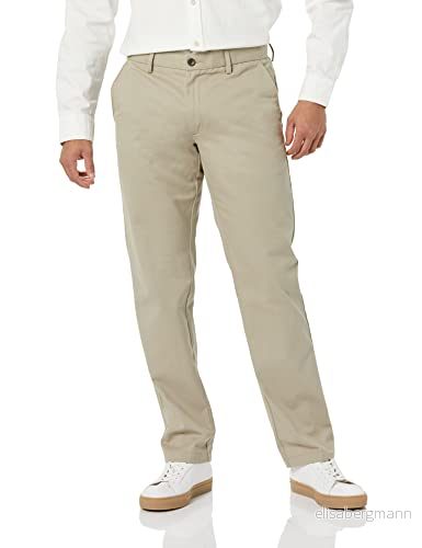 Amazon Essentials herr rak passform skrynkelfri platt framsida chinos byxa, kaki brun, 36 B x 34 L 191770921531
