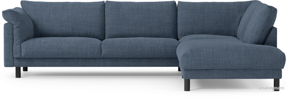 Cherrie 3-sits soffa med divan höger, fast klädsel 5pu0X