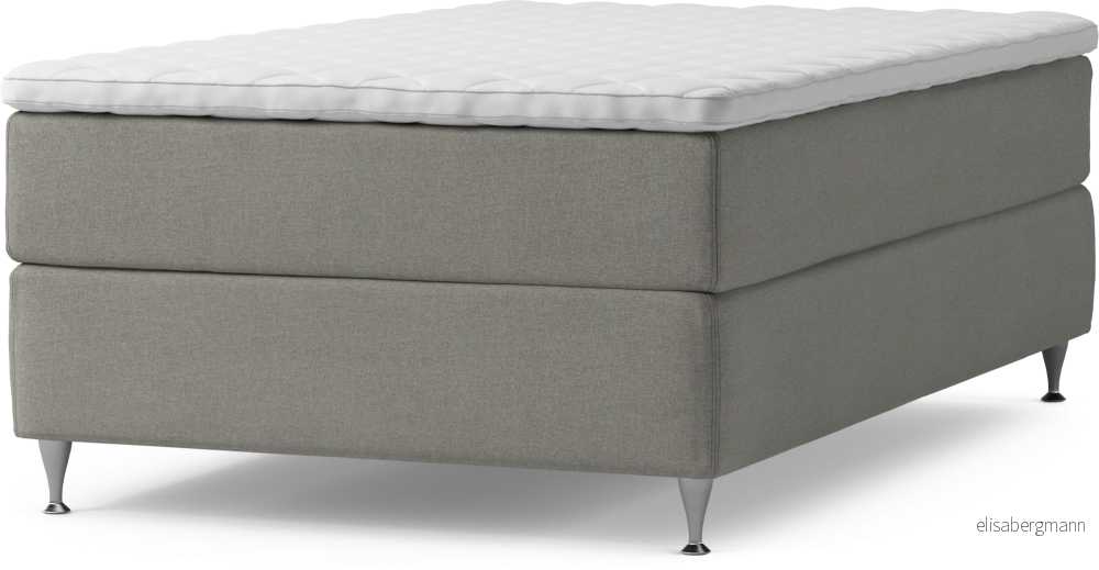 Delux Dream Kontinentalsäng, enkelsäng 120 cm med bäddmadrass och sängben XvH1e