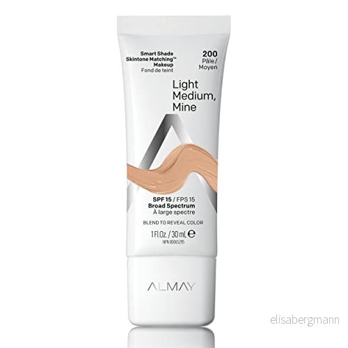 Almay Smart Shade Skintone Matching Makeup 200 ljus/medium 30 ml 309975603026
