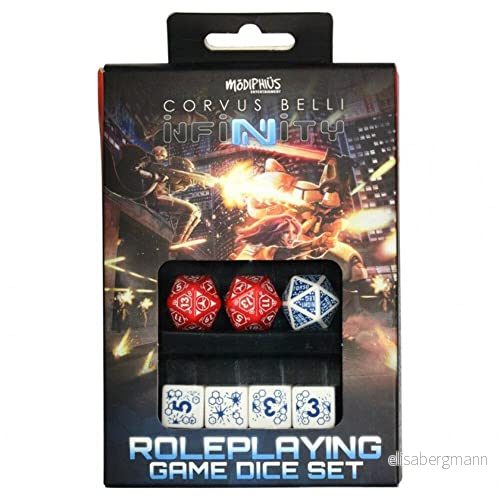 Modiphius Infinity: Factions Dice Sets Nomad Set Role Playing Game RPG English 706795688774