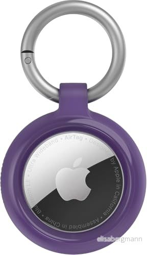 OtterBox AirTags Clear Case, stöttåligt, fallskyddat, ultratunt, robust, skyddande fodral för Apple AirTags, inklusive karbinhake, Eminence 840304724512