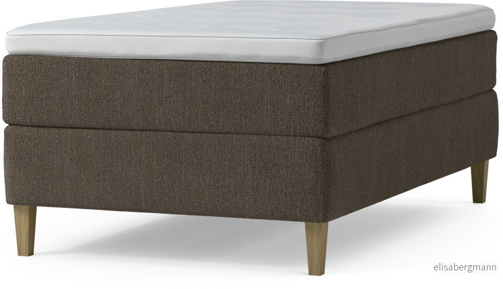 Delux Dream Kontinentalsäng, enkelsäng 120 cm med bäddmadrass och sängben y1KX8