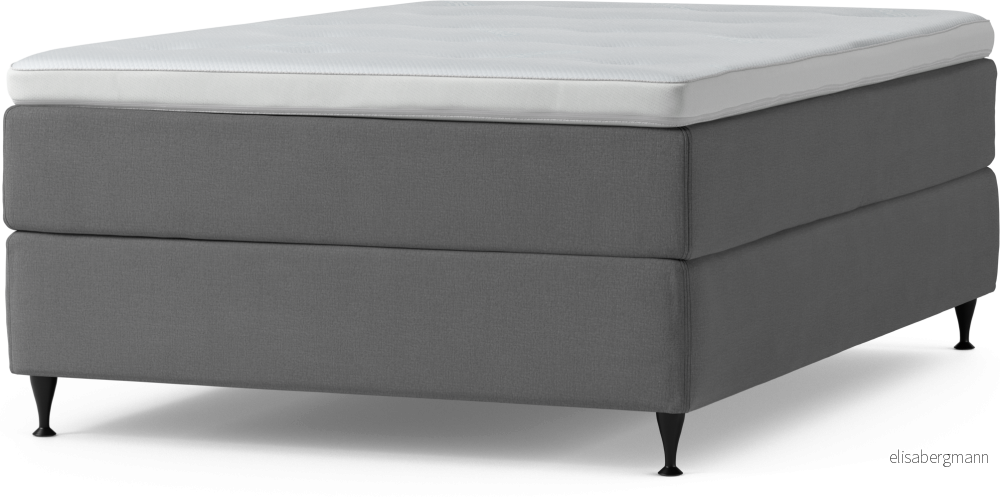 Delux Dream Kontinentalsäng, enkelsäng 140 cm med bäddmadrass och sängben TXiAk