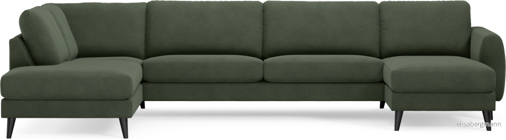 Bridge 3-sits soffa med divan vänster och schäslong höger PpXnn