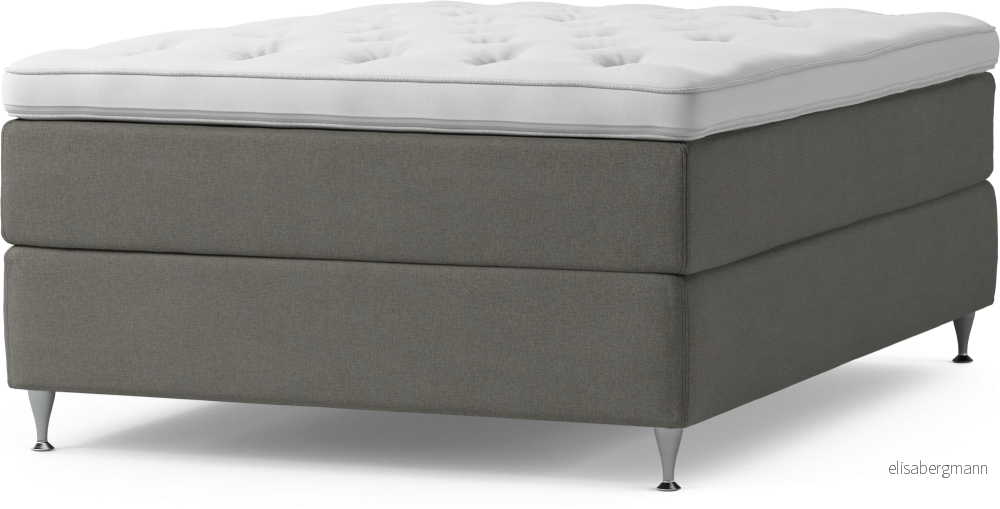 Delux Dream Kontinentalsäng, enkelsäng 140 cm med bäddmadrass och sängben EKOR2
