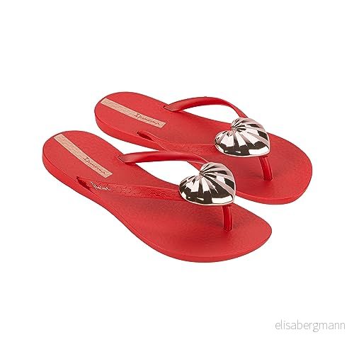 Ipanema Dam Maxi Fashion III FEM Flipflop, RED/ros, 43 EU, Röd ros, EU 4060628365062