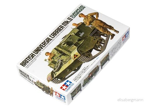 TAMIYA 35175 1:35 UK Unisex. Transp. Mk.II (5), modellbyggsats, plastbyggsats, byggsats för montering, detaljerad kopia, grön 766150243505
