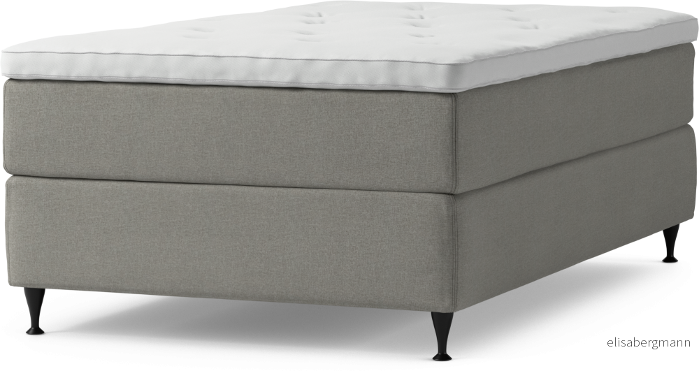 Delux Dream Kontinentalsäng, enkelsäng 120 cm med bäddmadrass och sängben GBuKd