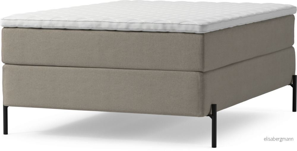 Delux Dream Kontinentalsäng, enkelsäng 140 cm med bäddmadrass och sängben we571