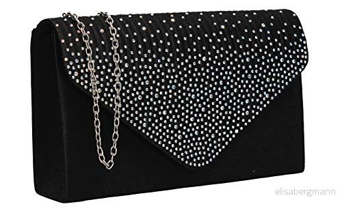 SWANKYSWANS kvinnor Abby diamant kuvert stil väska koppling, svart (svart), en storlek 5055566811718