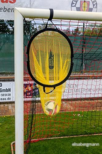 Netsportique Fotbollsmål med nät och 2 i 1 förvaringsväska perfekt för att träna precisionen dina tangenttryckningar 4260769131582