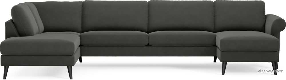 Bridge 3-sits soffa med divan vänster och schäslong höger Oow9k
