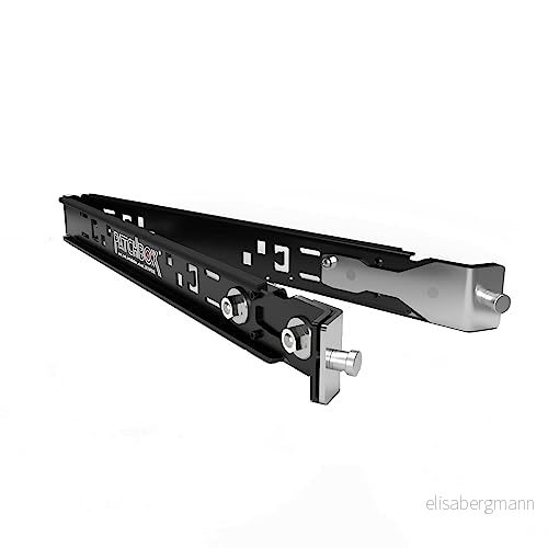 PATCHBOX Setup.exe Rackmontering, hyllalternativ för enkel hårdvarumontering i serverskåp, installeras på några sekunder, max 50 kg, fack alla 19" skenor med gängade och fyrkantiga hål 311778770409