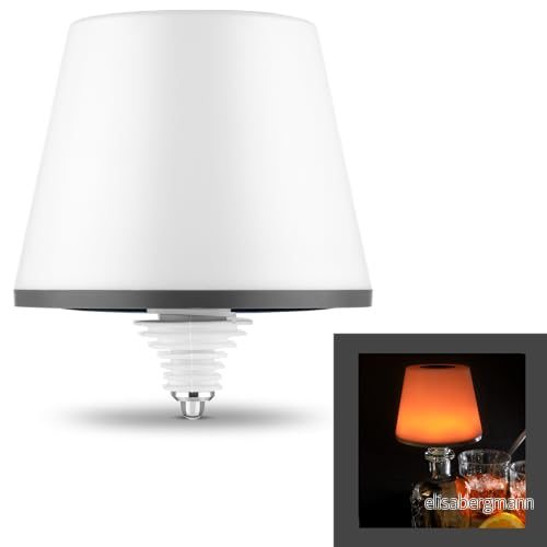 REV Lamprusco Flame Flasklampa - Trådlös - 130 lm - 2 W - 4000 mAh - Dimfunktion - Stearinljusläge - IP54 4006341731081