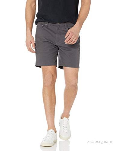 Amazon Essentials herr rak passform 17,78 cm innersöm stretch 5 fickshorts, mörkgrå, 42 195111303208
