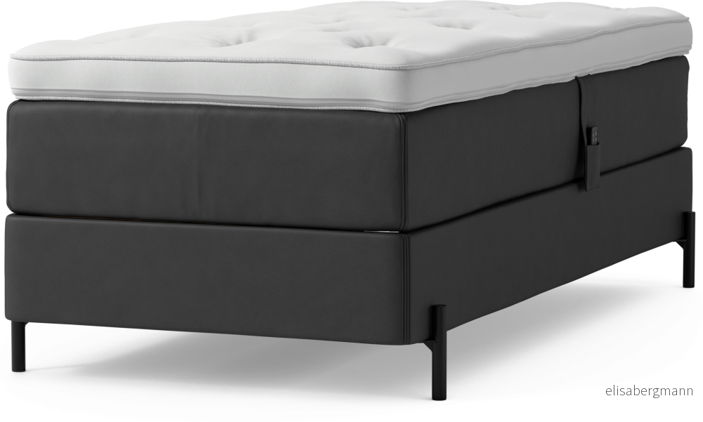 Delux Dream Ställbar säng, enkelsäng med bäddmadrass och sängben I2r5o