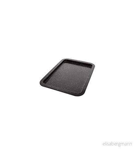 Pradel Excellence Rektangulär kakform i kolstål, non stick beläggning bakverk för kulinarisk beredning kompatibel med ugn och diskmaskin 38,5 x 27 2 cm, svart 3158075210507