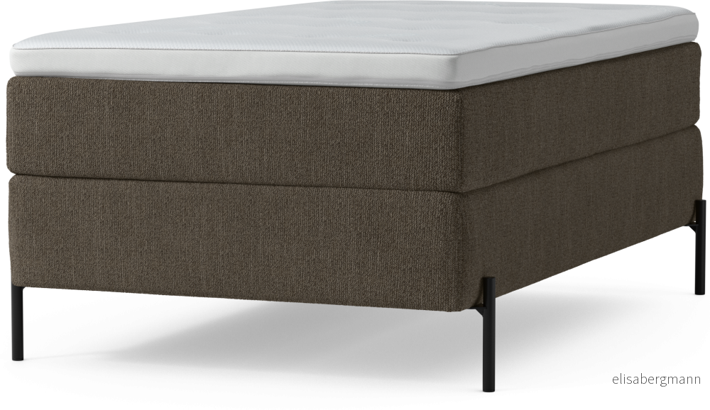 Delux Dream Kontinentalsäng, enkelsäng 120 cm med bäddmadrass och sängben 0IHjL