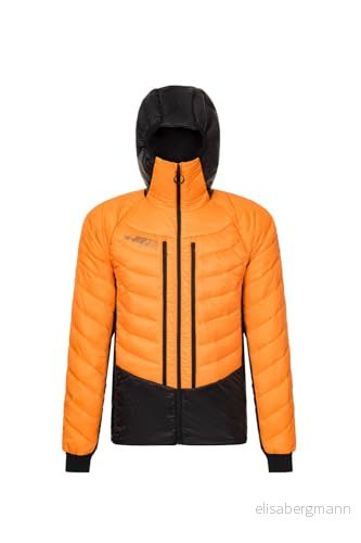 Rock Experience REMJ09981 C950 KAVICK PADDED MAN JACKET Herrjacka 0615 PERSIMMON ORANGE+0208 CAVIAR L 8057734803157