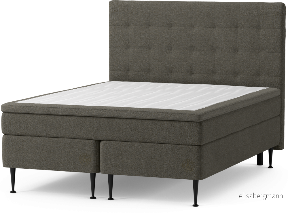 Asperö Comfort Kontinentalsäng, dubbelsäng med bäddmadrass Comfort och sängben SX48w