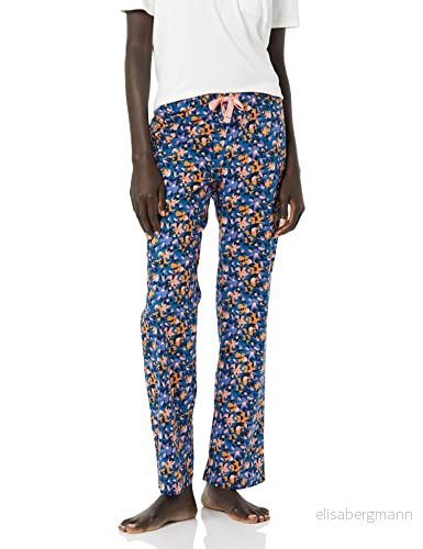 Amazon Essentials Poplin sovbyxa för kvinnor, mörkblå blommig kamouflage, XX Small 192912458793