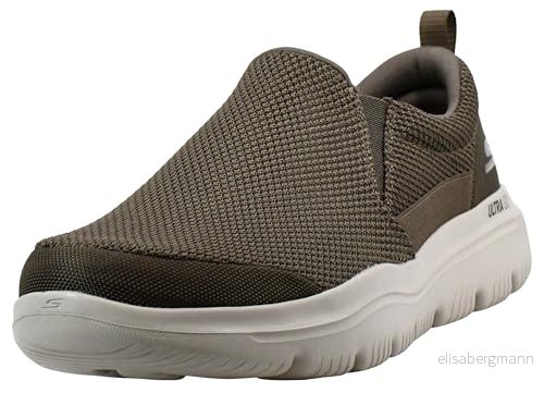 Skechers Herr GO WALK EVOLUTION ULTRA IMPEC Slip On Trainer, kaki, 46 EU X Weit 193113025883