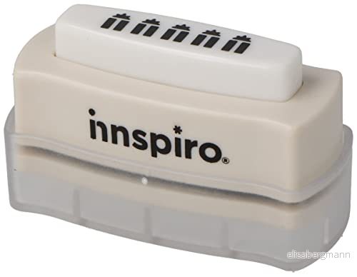 INNSPIRO Patron för kantstansmaskin Interchangeable Border Punch gåvor 10x43mm,perforeringar Scrapbooking, DIY Hantverk, Kort skapande 8428885378663