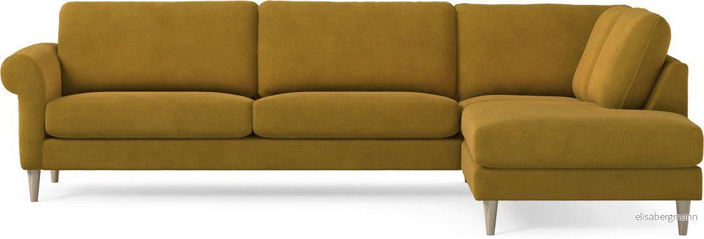 Bridge 3-sits soffa med divan höger QMT9s