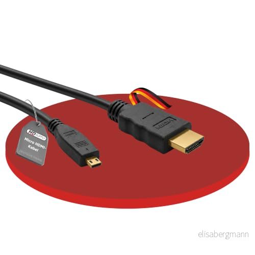 HDSupply High Speed Micro HDMI kabel med Ethernet 1,00 m 4260134115087