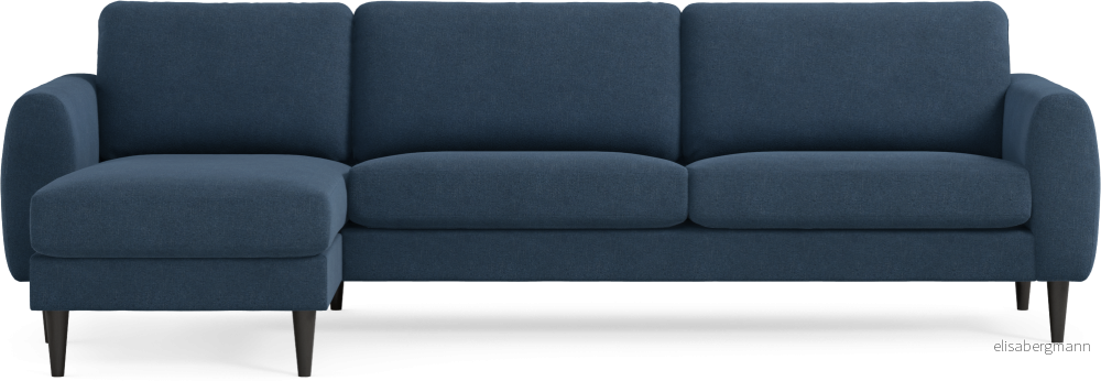 Bridge 3-sits soffa med schäslong vänster W10zL