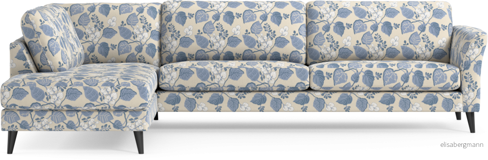 Bridge 4-sits soffa med divan vänster b78Ca