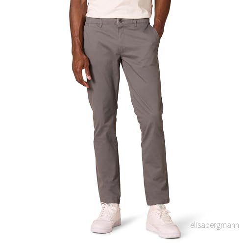 Amazon Essentials Skinny Fit Tvättade Comfort Stretch Chino Byxa (tidigare Goodthreads), Grå, 36 B x 28 L 193548117269