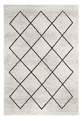 Vävmatta Bolonia ornamentmönster löpare modern polypropen Öko Tex 100 matta i krämgrå, 160 cm x 235 4002398890023 Vävmatta Bolonia ornamentmönster löpare modern polypropen Öko Tex 100 matta i krämgrå, 160 cm x 235 4002398890023