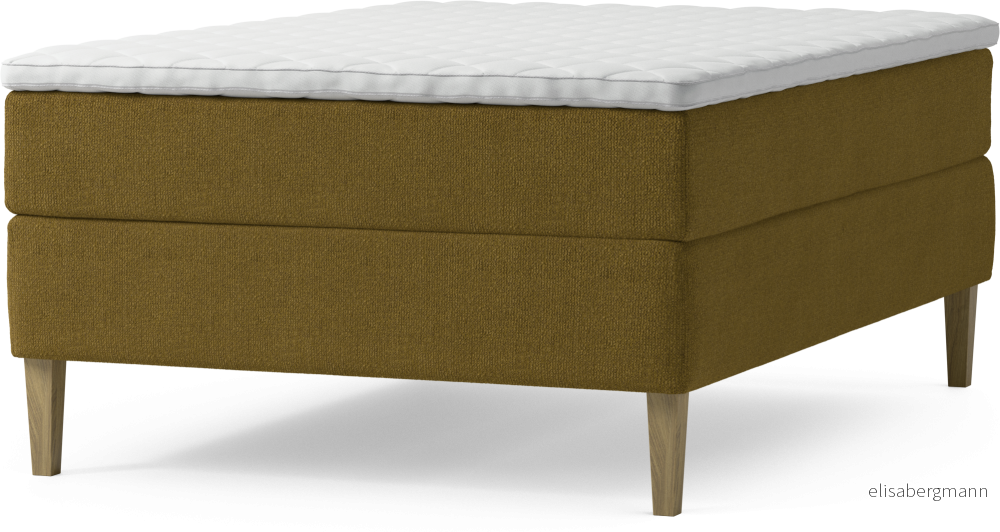 Delux Dream Kontinentalsäng, enkelsäng 140 cm med bäddmadrass och sängben hl9K5