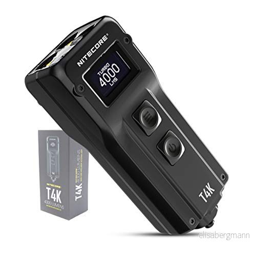 Nitecore T4K vuxenlampa, svart, stor 6952506483174
