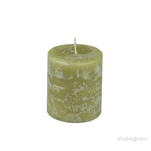 Homéa, Pelarljus D6,8 x H7,5 cm rustik lindfärg 3574380621317
