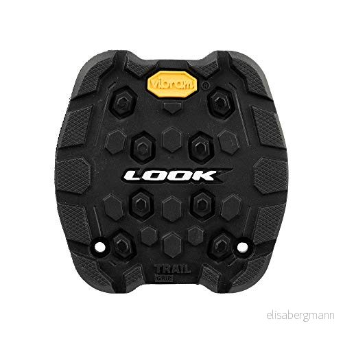 LOOK Cycle Activ Grip Trail Pad Kompatibel med platta Pedaler Maximal terrängpassning Innovativt Gummi Halkfritt Hög dragkraft Svart 3611720190284