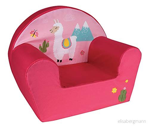 FUN HOUSE 713166 Lama barnstol från Frankrike garanti, rosa 3700057131661