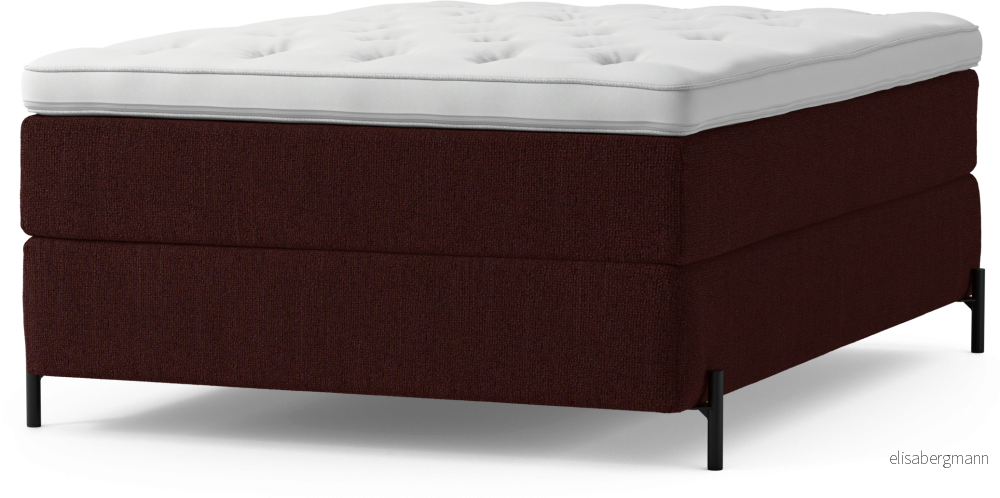 Delux Dream Kontinentalsäng, enkelsäng 140 cm med bäddmadrass och sängben zPY4X