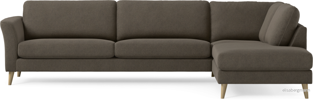 Bridge 4-sits soffa med divan höger xcr4O